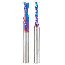 2-Piece CNC Spektra Signmaking Router Bit Pack II, 1/4" Shank