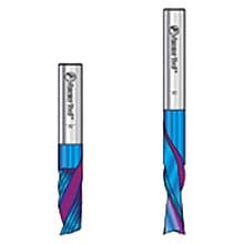 AMS-242-K 2-Piece CNC Spektra Extreme Tool Life Coated Signmaking Router Bit, Pack IV, 1/4" Shank