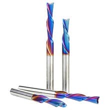 4-Pieces CNC Solid Carbide Spektra Extreme Tool Life Coated General Purpose, 1/4" Shank