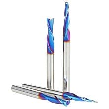 4-Pieces CNC General Purpose, 1/4" Shank