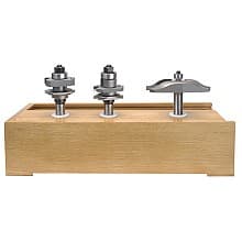 3-Piece Ogee Raised Panel Doormaking Set, 1/2" Shank