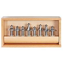 8-Piece Corner Round Bit Collection, 1/2" Shank