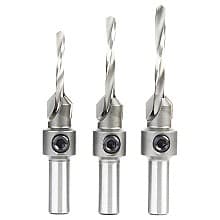 AMS-623 3-Piece Round Shank Countersink Set