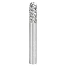 1/4" x 2" Cylinder Shape Double Cut Burr Bit, 1/4" Shank