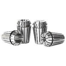 CO-ER20 1/8"/1/4"/3/8"/1/2" x 32mm CNC High Precision Spring Collet for ER20 Tool Holder(4/Piece)