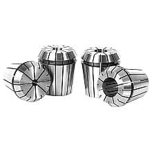 CO-ER40 1/4"/3/8"/1/2"/3/4" x 46mm CNC High Precision Spring Collet for ER40 Tool Holder(4/Piece)