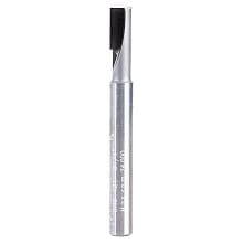1/4" Dia x 1/2" Straight Plunge Down-Shear Polycrystalline Diamond Tipped Router Bit, Single Flute, 1/4" Shank