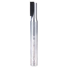 3/8" Dia x 5/8" Straight Plunge Down-Shear Polycrystalline Diamond Tipped Router Bit, Single Flute, 3/8" Shank