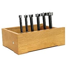6-Piece Forstner Pattern Bit Set, 3/8" Shank
