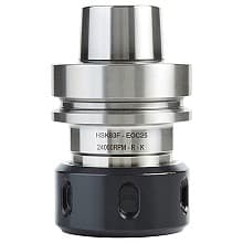 HO-137 2-3/8" HSK63F Collet Chuck HSK Type "F" Tool Holder for EOC25/SYOZ25