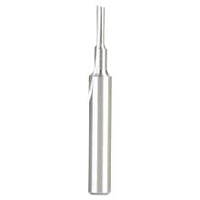 3/32" x 3/8" HSS Single 'O' Flute, Straight Plastic Cutting Router Bit, 1-Flute, 1/4" Shank