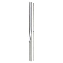 1/4" x 1-1/4 HSS Single 'O' Flute, Straight Plastic Cutting Router Bit, 1-Flute, 1/4" Shank
