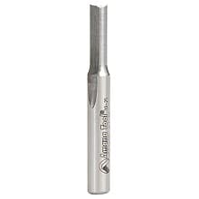 3/16" x 2" Plastic Cutting 'O' Straight Bit, 2-Flute, 1/4" Shank