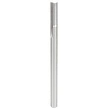 1/4" x 3-3/4" Plastic Cutting 'O' Straight Bit, 2-Flute, 1/4" Shank