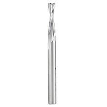7/32" x 3" Aluminum Cutting Up-Cut Spiral Router Bit, 2-Flute, 1/4" Shank
