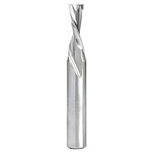 3/8" x 3-1/2" Aluminum Cutting Down-Cut Spiral Router Bit, 2-Flute, 1/2" Shank