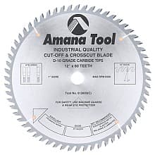 12" x 60 Teeth Cross-Cut/Cut-Off Saw Blade