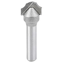 1/2" x 1-1/2" Miniature Classical Plunge Router Bit, 1/4" Shank