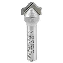 1/2" x 1-1/2" x 3/32" Radius Miniature Plunge Ogee Router Bit, 1/4" Shank