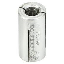 12mm x 1" High Precision Steel Router Collet Reducer, 6mm Shank