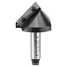 1-9/32" CNC Insert V-Groove 90°, 3/4" Shank