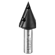 1-1/2" x 4-1/4" 45° CNC Insert V-Groove Router Bit, 1-Flute, 3/4" Shank