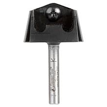 Tru Point Roundover Insert CNC System Tool Body, 1/4" Shank