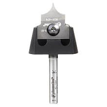 RC-1060 5/16" Radius x 7/8" x 5/16" Tru Point Roundover Insert CNC System Router Bit, 1/4" Inch Shank