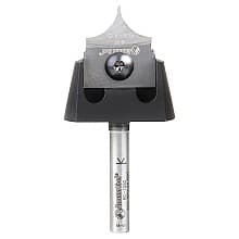 RC-1062 3/8" Radius x 7/8" x 3/8" Tru Point Roundover Insert CNC System Router Bit, 1/4" Inch Shank
