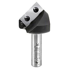 Insert V-Groove 90° x 3/4 x 1/2" Shank CNC Router Bit