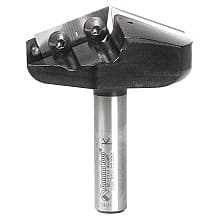 2-13/64" Dia x 13/32" CNC Insert V-Groove 140° Router Bit1/2" Shank