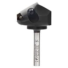 Insert V-Groove 120° x 1-23/64 x 1/4" Shank CNC Router Bit