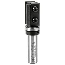 3/4" x 3-1/4" Flush Trim Template Bit with Upper Ball Bearing, 2-Flute, 1/2" Shank