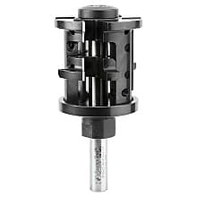 90mm Dia x 22-62mm CNC Insert Double Rounding and Chamfering 10mm Radius, 3/4" Shank
