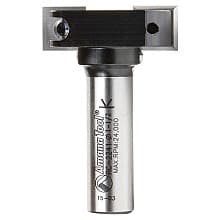 1-1/2" Dia x 15/32" Insert Carbide Mini Spoilboard Surfacing, Rabbeting, Flycutter, Slab Leveler/Surface Planer Router Bit, 1/2" Shank