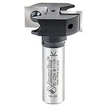 1-1/4" Dia x 15/32" Insert Carbide Mini Spoilboard Surfacing, Rabbeting, Flycutter, Slab Leveler/Surface Planer Router Bit, 1/2" Shank