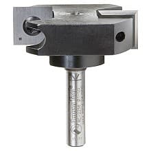 1-1/2" Dia x 15/32" Insert Carbide Mini Spoilboard Surfacing, Rabbeting, Flycutter, Slab Leveler/Surface Planer Router Bit, 6mm Shank