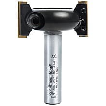 2" Dia x 31/32" In-Bevel Insert Adjustable Chamfer Router Bit for CNC Handheld/Router Table, 1/2" Shank