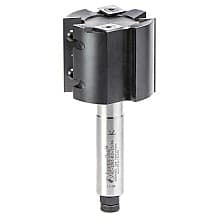 2-3/8" Dia x 2" CNC Insert Straight Rabbeting 2+2 Design, 2 Flute, 3/4" Shank