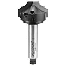 2-1/4" Dia x 1" CNC Insert Multi Profile Step 1 for MDF Cabinet Doors, 3/4" Shank