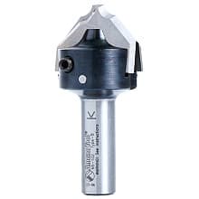 1-9/32" Dia x 15/16" CNC Insert Multi Profile Step 3 for MDF Cabinet Doors, 1/2" Shank