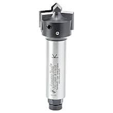 1-5/32" Dia x 45° CNC Carbide Tipped Multi-Face Profile Bit, 3/4" Shank