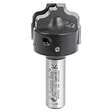 RC-2481 25/32" x 15/32" CNC Insert Nova System Ogee Plunge Bit for MDF/Wood Cabinet Doors, 1/2" Shank