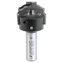 RC-2482 25/32" x 7/16" CNC Insert Nova System Ogee Plunge Bit for MDF/Wood Cabinet Doors, 1/2" Shank