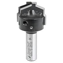 RC-2483 1-3/8" x 25/64" CNC Insert Nova System Traditional Plunge Bit for MDF/Wood Cabinet Doors, 1/2" Shank