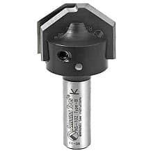 RC-2486 1-11/32" x 21/64" CNC Insert Nova System Traditional Raised Panel Bit, 1/2" Shank for MDF/Wood Cabinet Door