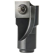 3/4" - 0.015" x 1/4" - 28 Thread Insert Carbide Mortising Screw Cutter, 1 Flute