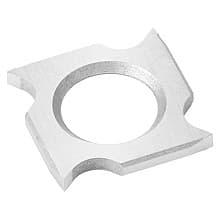 18mm x 18mm x 2.5mm Solid Carbide 4 Cutting Edges Replacement Insert Knife for General Purpose Wood/Chipboard/Plywood