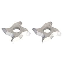 RCK-265 12mm x 12mm x 1.5mm 1/16 Radius Insert Knives for RC-49492, Pair of 2
