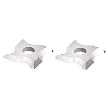 RCK-269 12mm x 12mm x 1.5mm 3mm Radius Insert Knives for RC-49497, Pair of 2